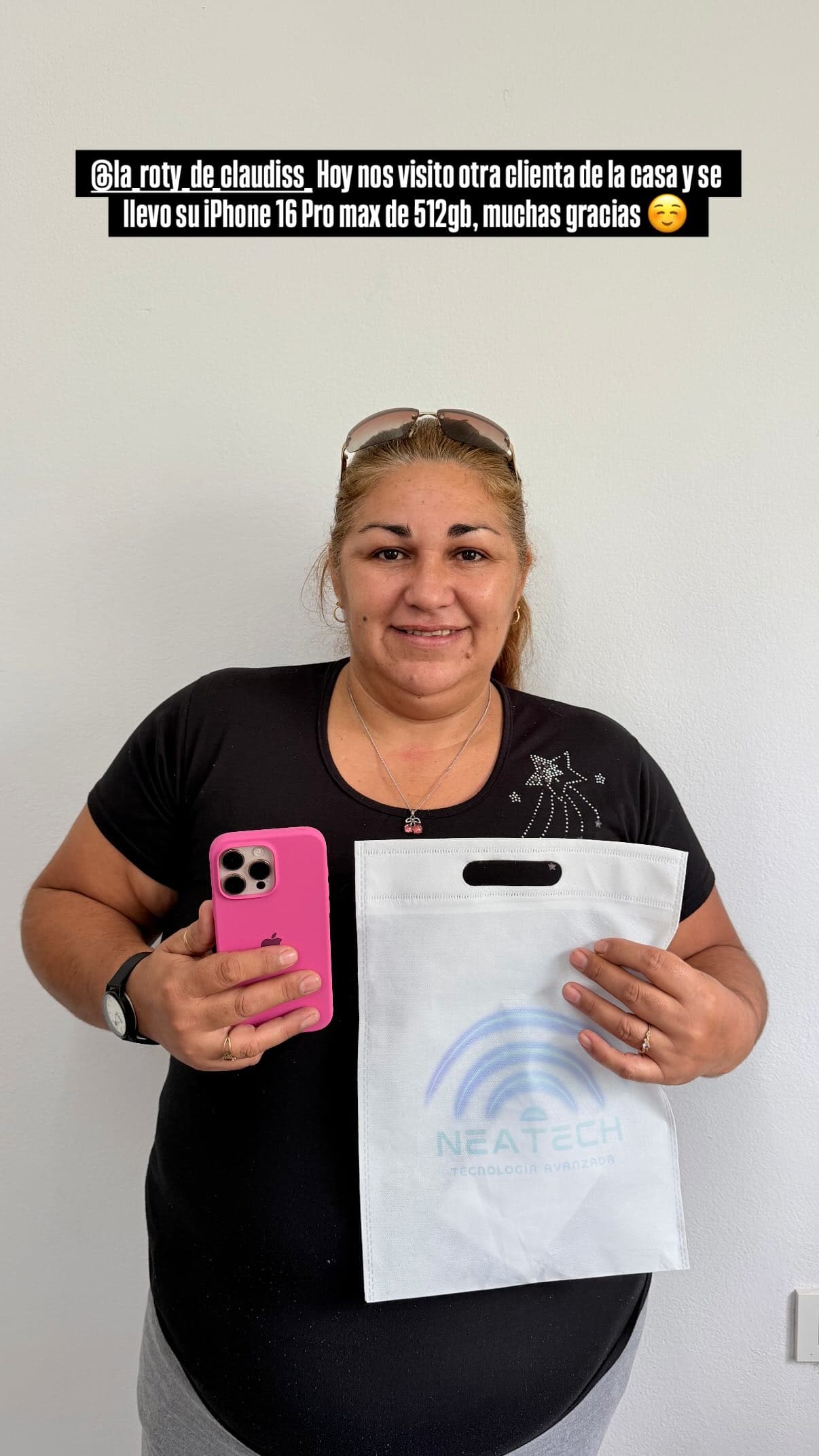 Se llevó un iPhone 16 Pro Max