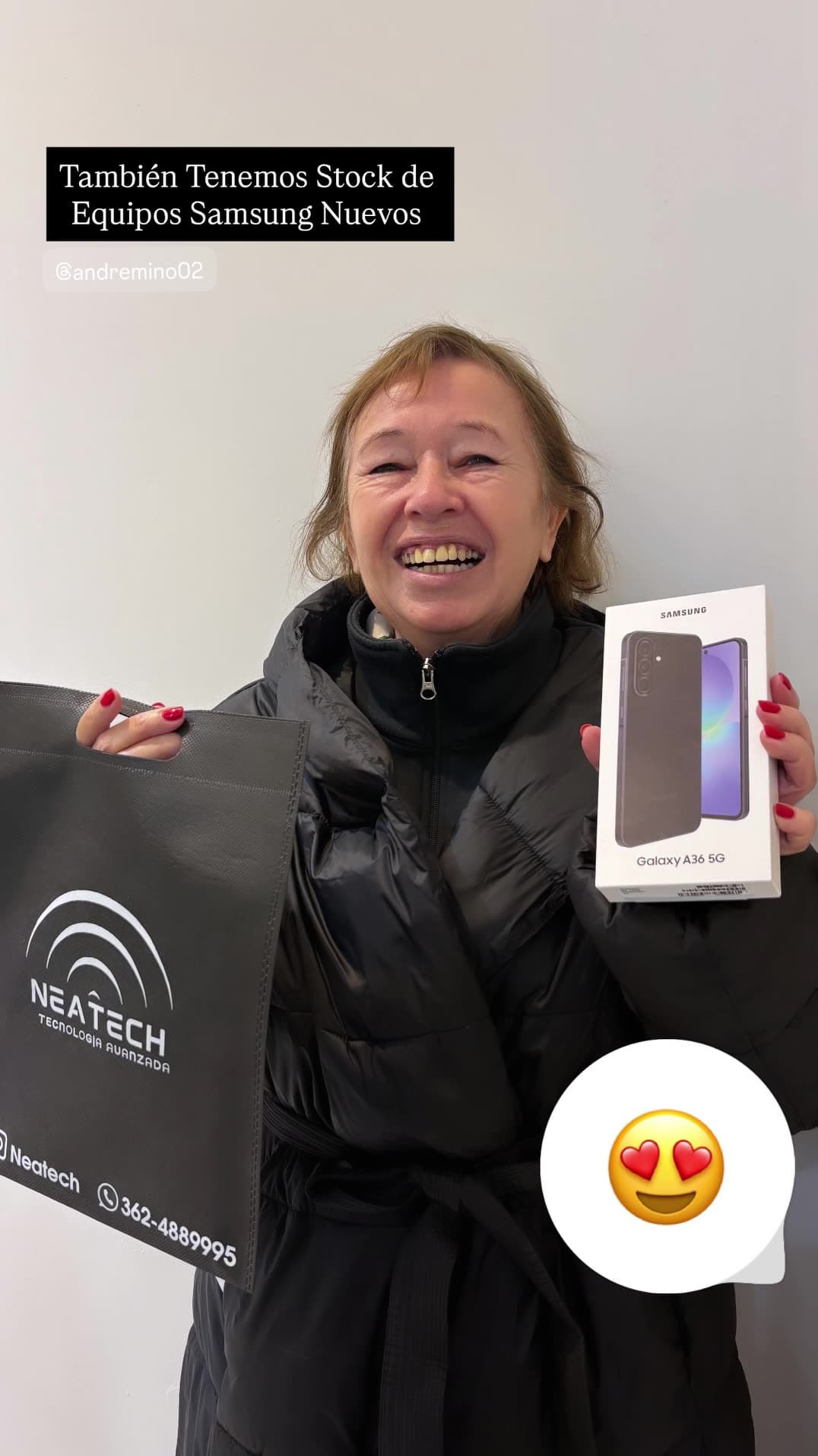 Se llevó un Galaxy A36 5G